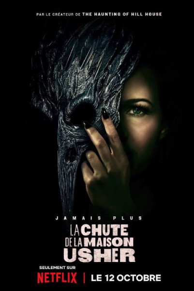 Affiche de la série d'horreur La chute de la maison Usher