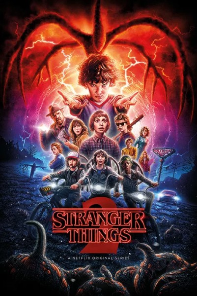 affiche série stranger things