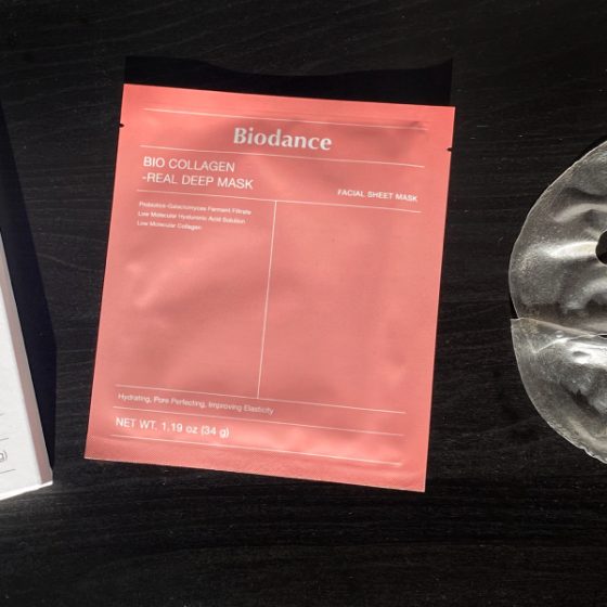masque rajeunissant visage au collagène biodance bio collagen real deep