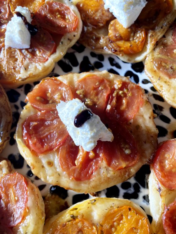 recette tarte tatin tomates cerises burrata